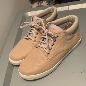 Timberland ladies leather high tops size 8.5